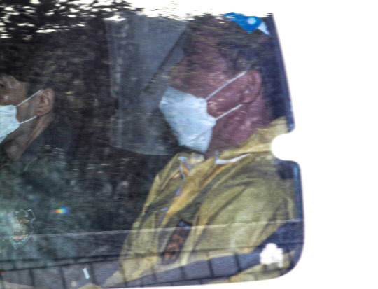 '대장동 개발 사업 특혜 의혹' 영장실질심사 마친 유동규 전 성남도시개발공사 기획본부장. 연합뉴스